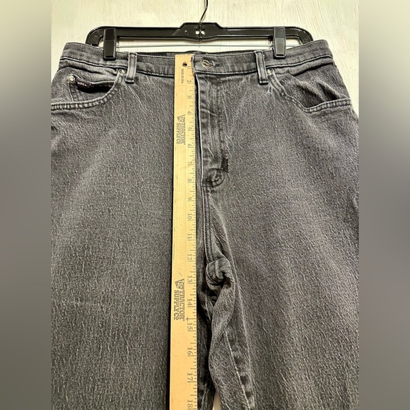 Lot 2 Rider by Lee Jeans Women’s 14L Black High Rise Tapered Mom Jeans Vintage - Picture 9 of 13